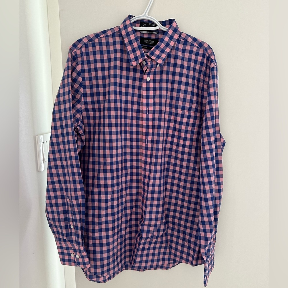 Nordstrom men’s checkered shirt